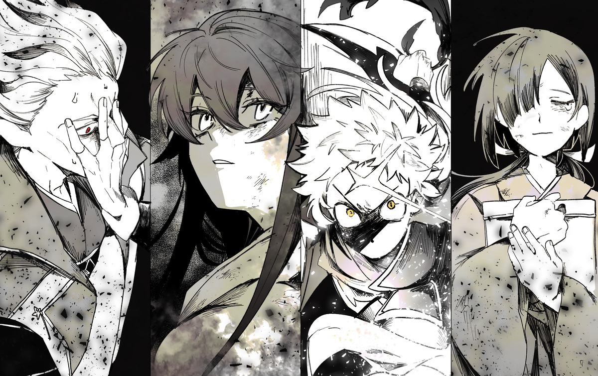 This is a pixiv picture whose title is 本能寺の変.