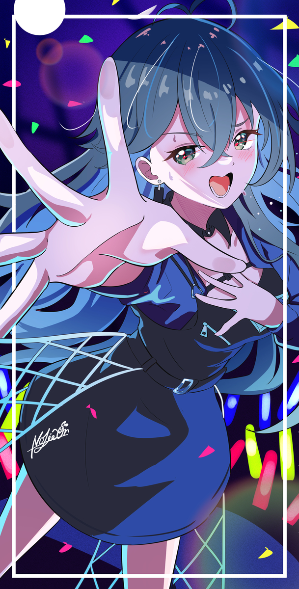 This is a pixiv picture whose title is 【Luna say maybe】 月村手毬.