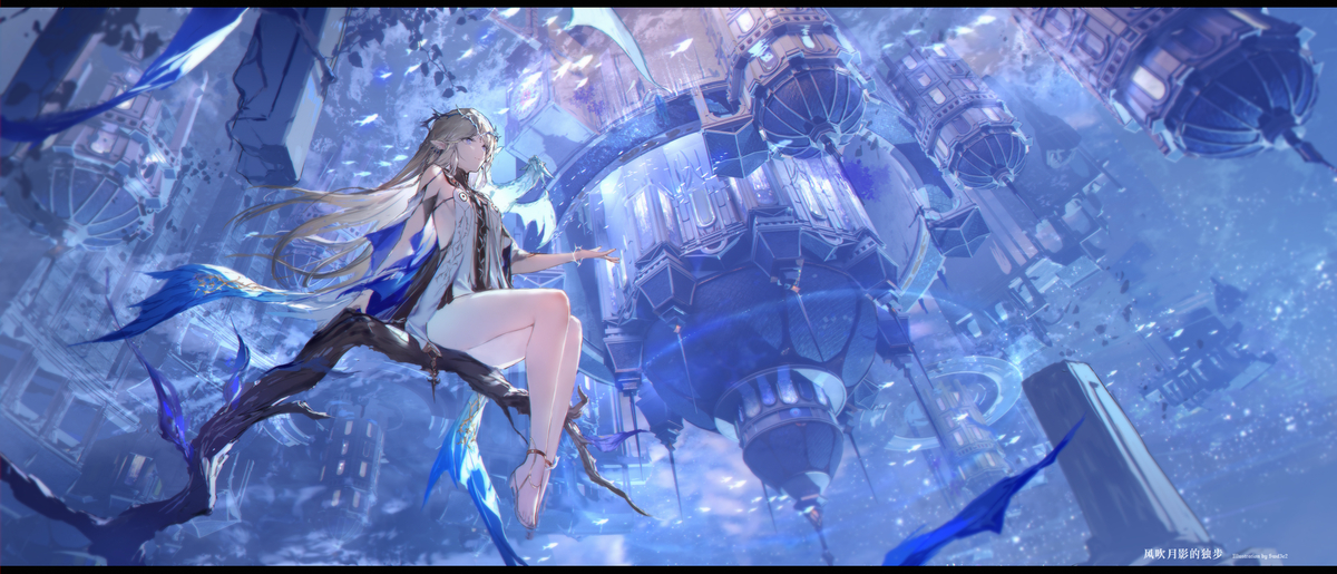 This is a pixiv picture whose title is -风吹月影的独步-.