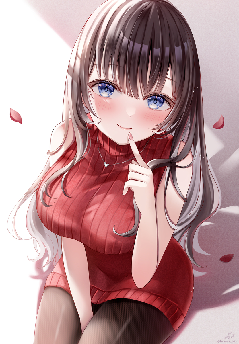 This is a pixiv picture whose title is 「すき？♡」.