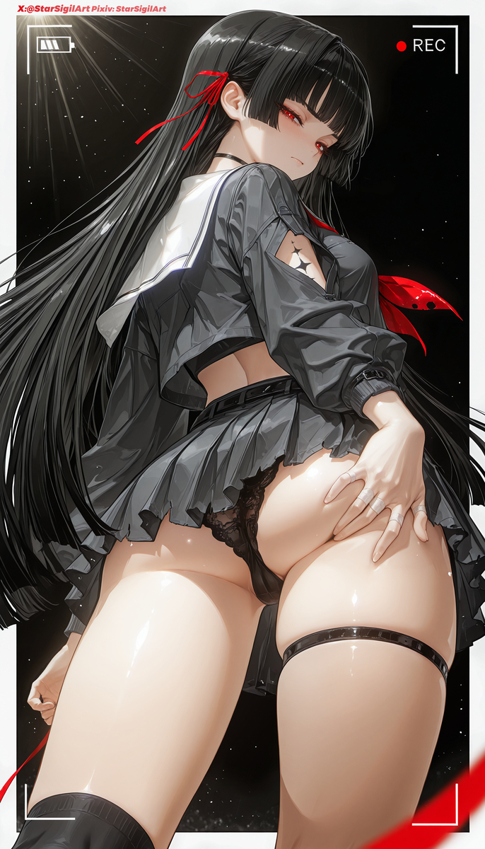 This is a pixiv picture whose title is Don't take photos📷🚫.