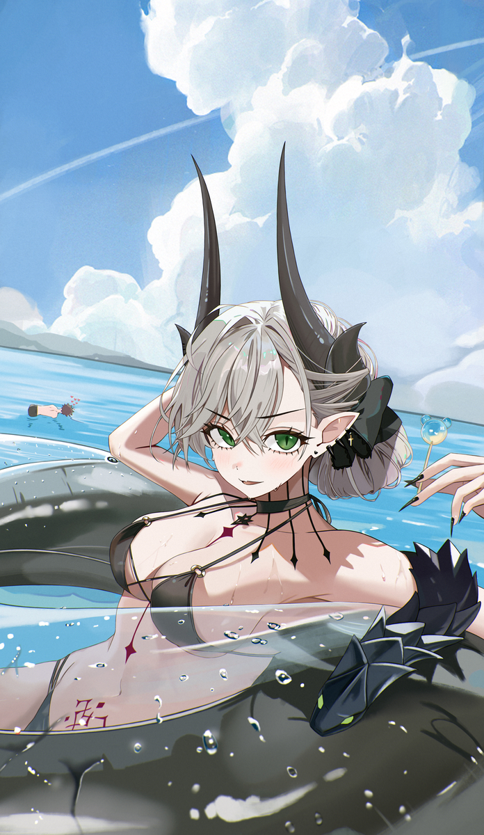 This is a pixiv picture whose title is 莉莉丝泳装.