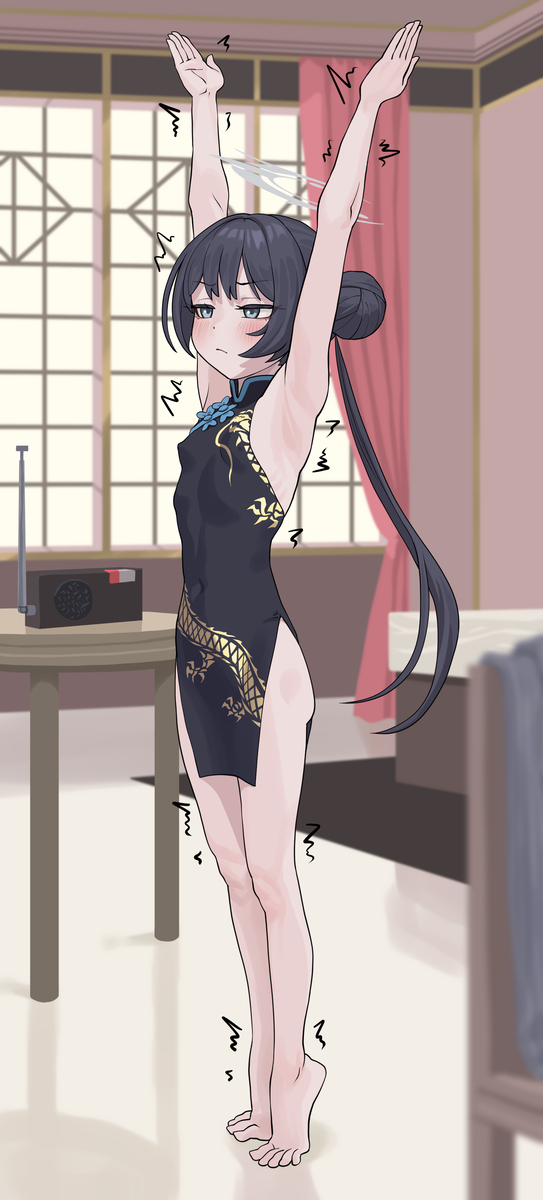 This is a pixiv picture whose title is 문주는 방안에서 뭘할까.