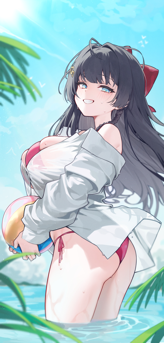This is a pixiv picture whose title is STELLIVE - HINA summer.