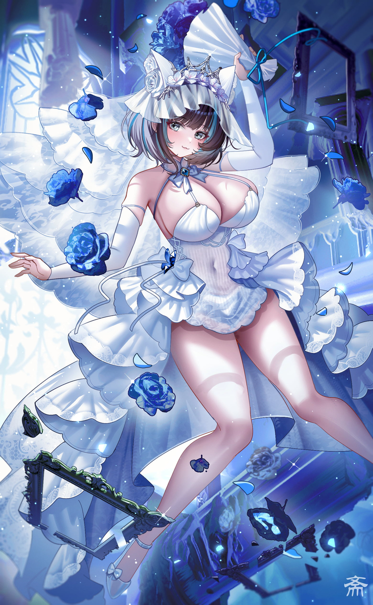 This is a pixiv picture whose title is チェシャー.