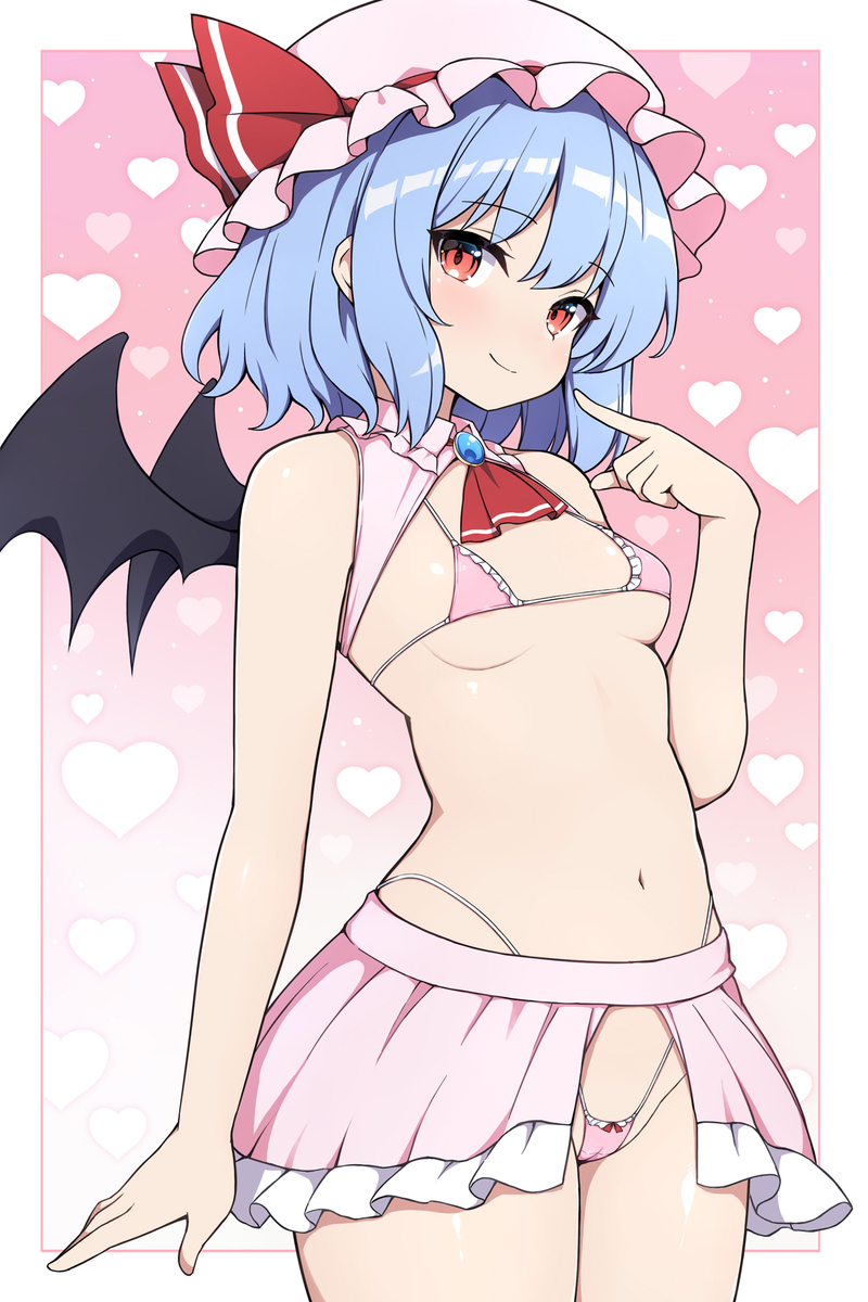 This is a pixiv picture whose title is エロ衣装レミリア.