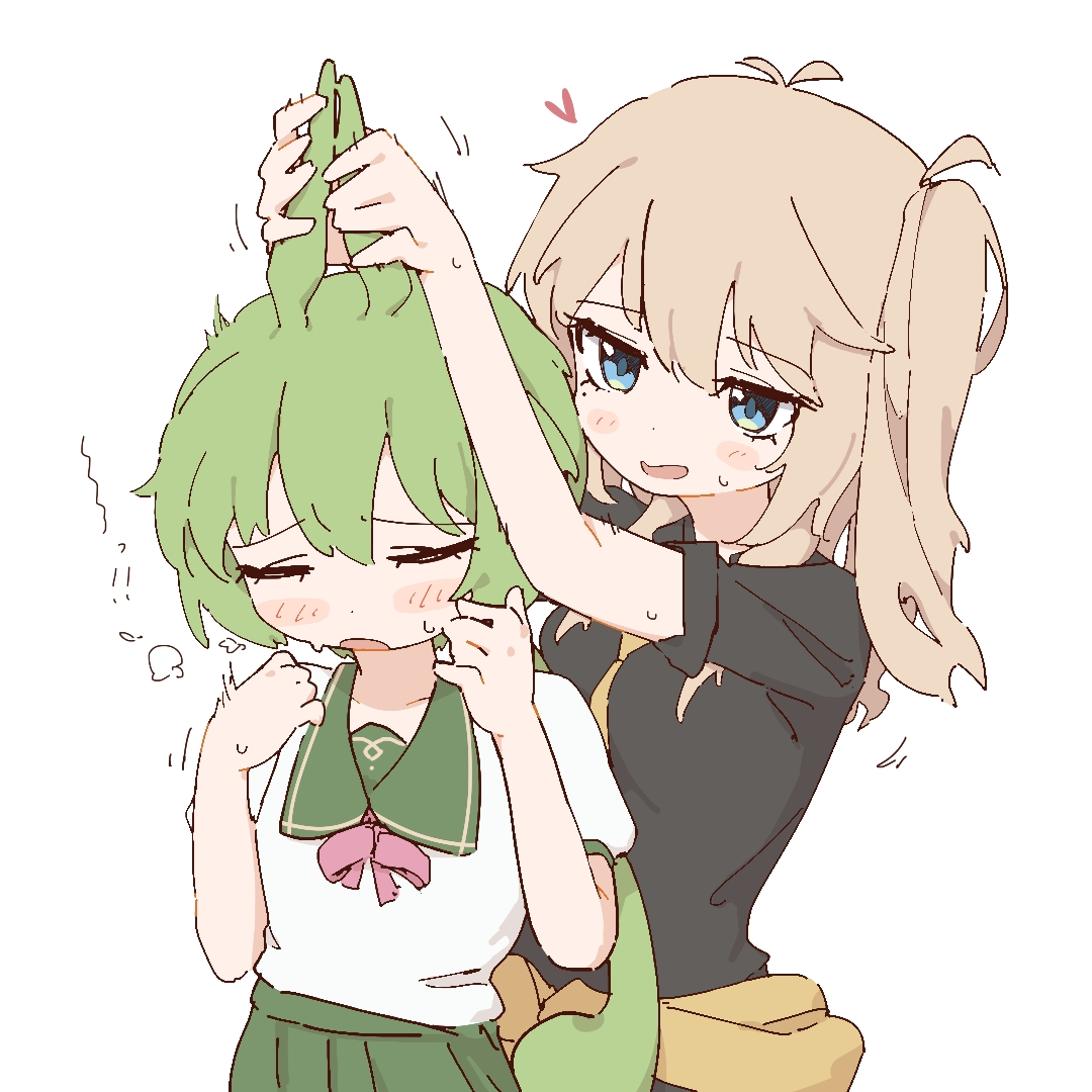 This is a pixiv picture whose title is なんか気持ちよさそーだね、ずんだもん💕.