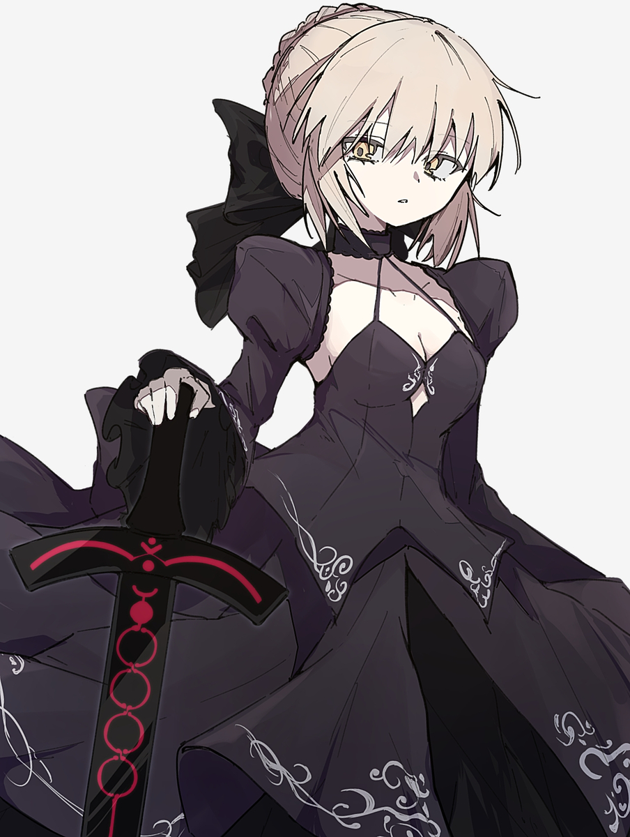 This is a pixiv picture whose title is セイバーオルタ.