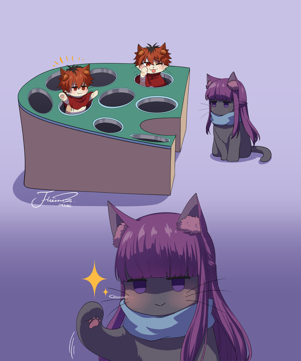 This is a pixiv picture whose title is ✨🐱.