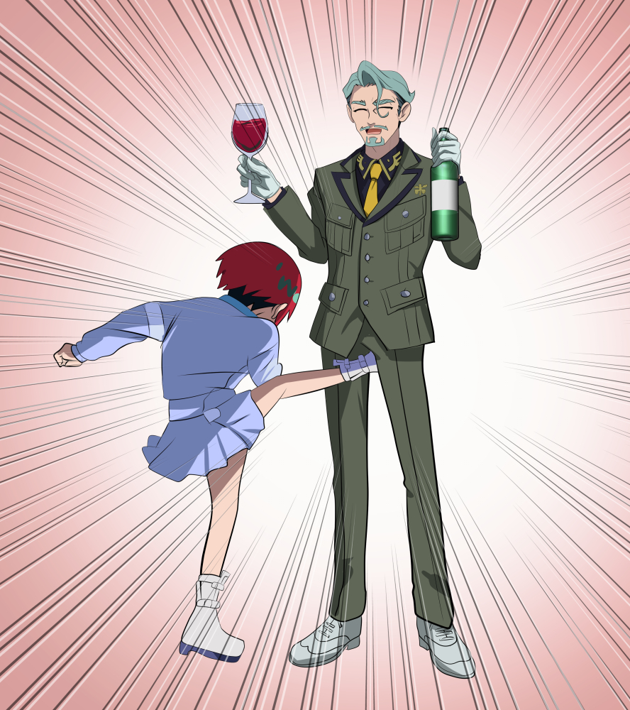 This is a pixiv picture whose title is ９話のジークアクス予想.