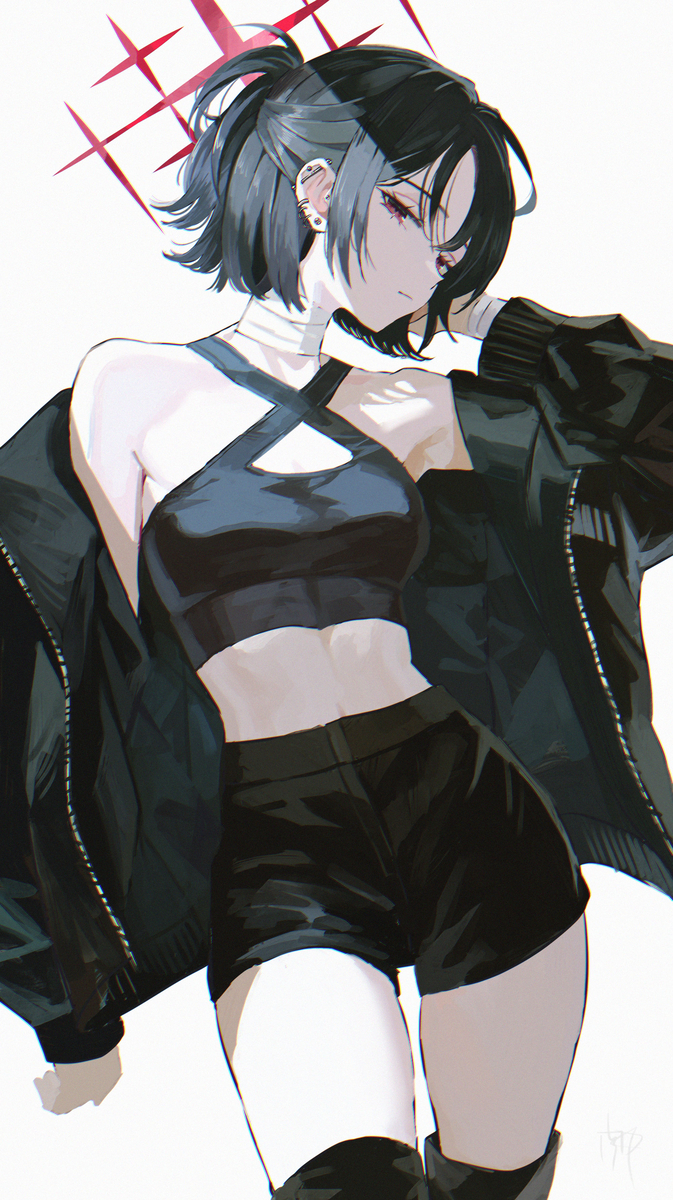 This is a pixiv picture whose title is Day56 ミサキ(ZOZO衣装).