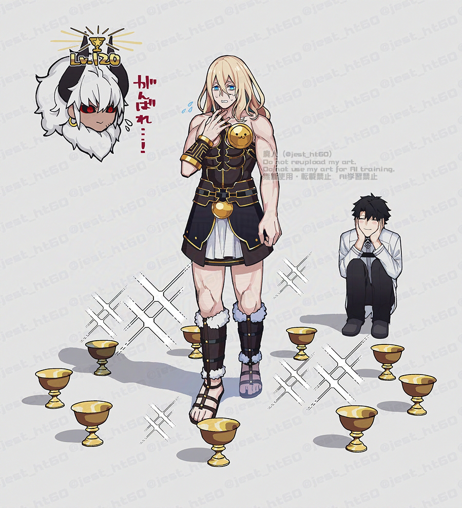 This is a pixiv picture whose title is 冠位戴冠戦・セイバー.