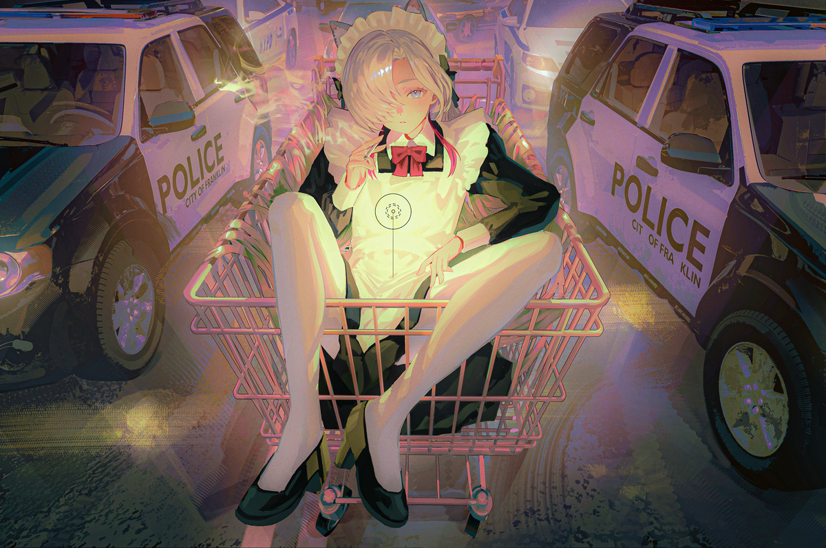 This is a pixiv picture whose title is 照らす.