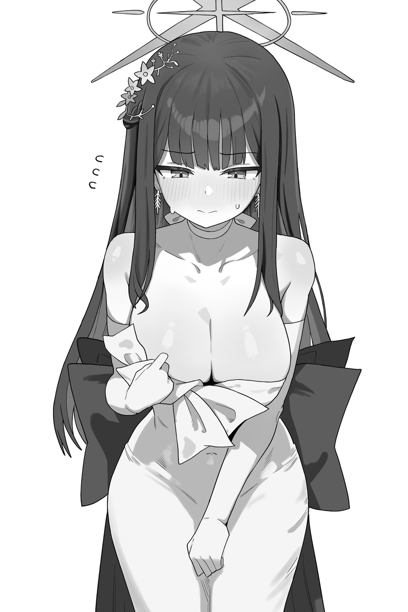 This is a pixiv picture whose title is 錠前サオリ(ドレス).