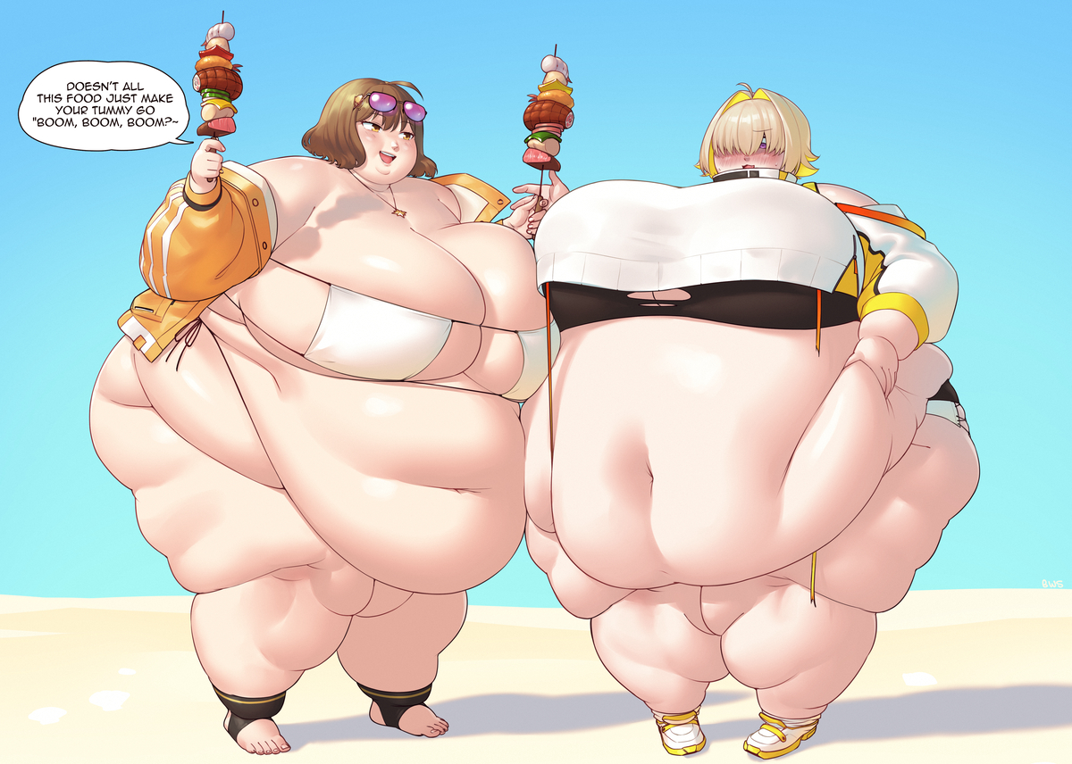 This is a pixiv picture whose title is Gacha Some BBQ.