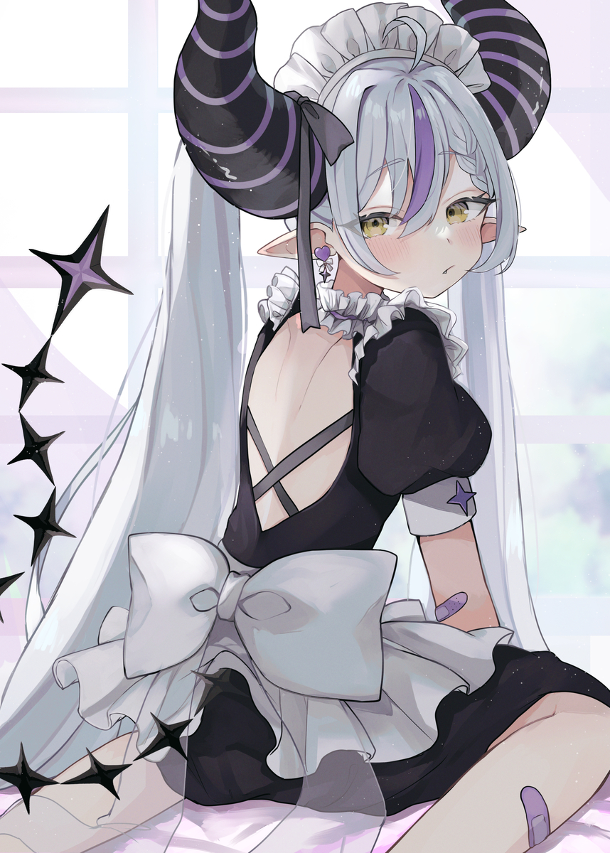 This is a pixiv picture whose title is メイドラプ様.