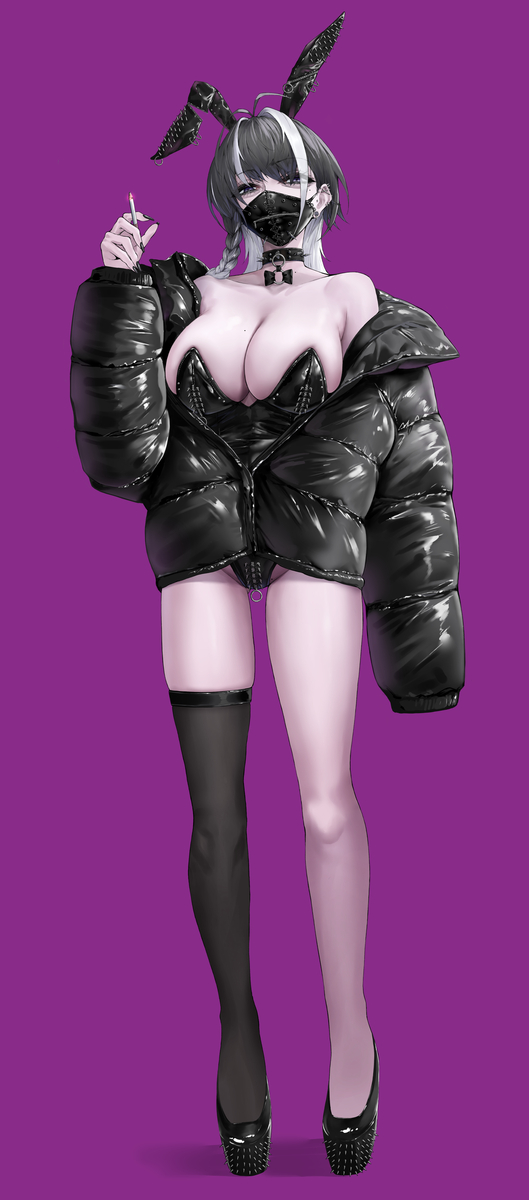 This is a pixiv picture whose title is ダウナーバニーちゃん.