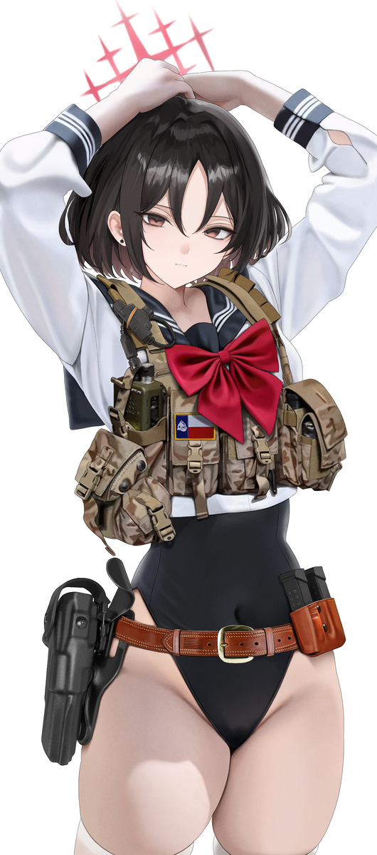 This is a pixiv picture whose title is ミサキ😐.