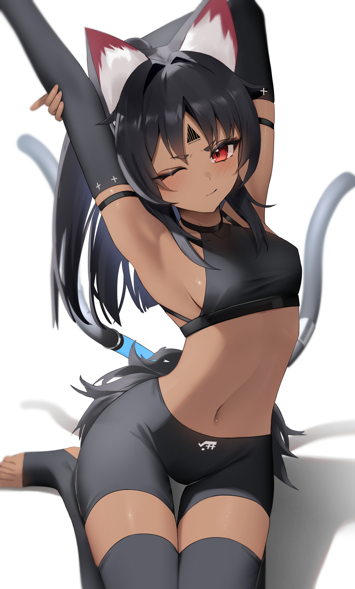 This is a pixiv picture whose title is のび～.
