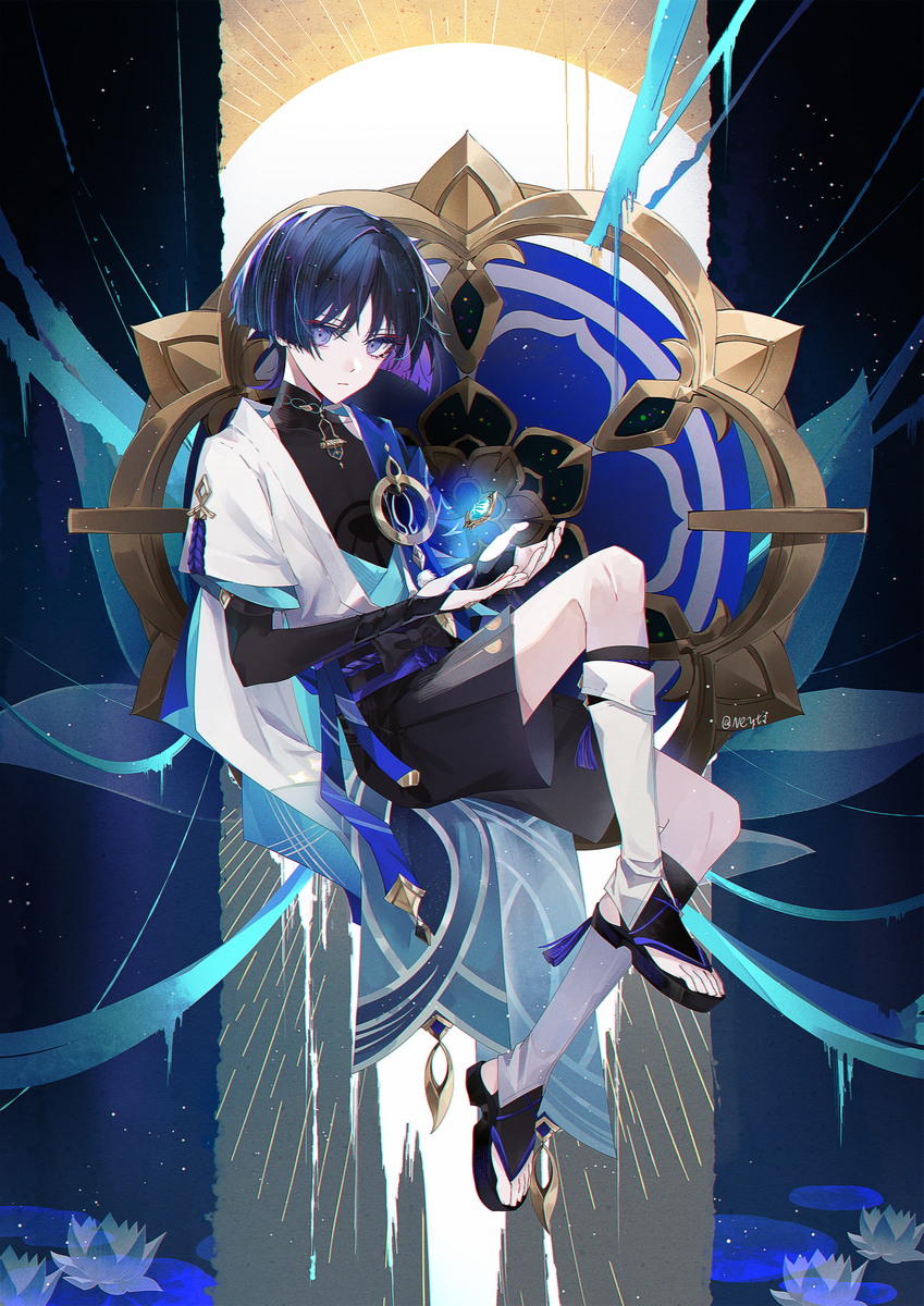 This is a pixiv picture whose title is 芬陀利華.