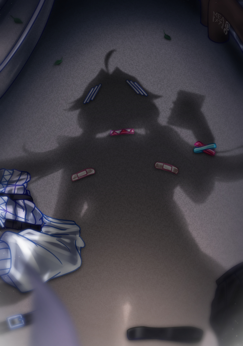 This is a pixiv picture whose title is 🤫.
