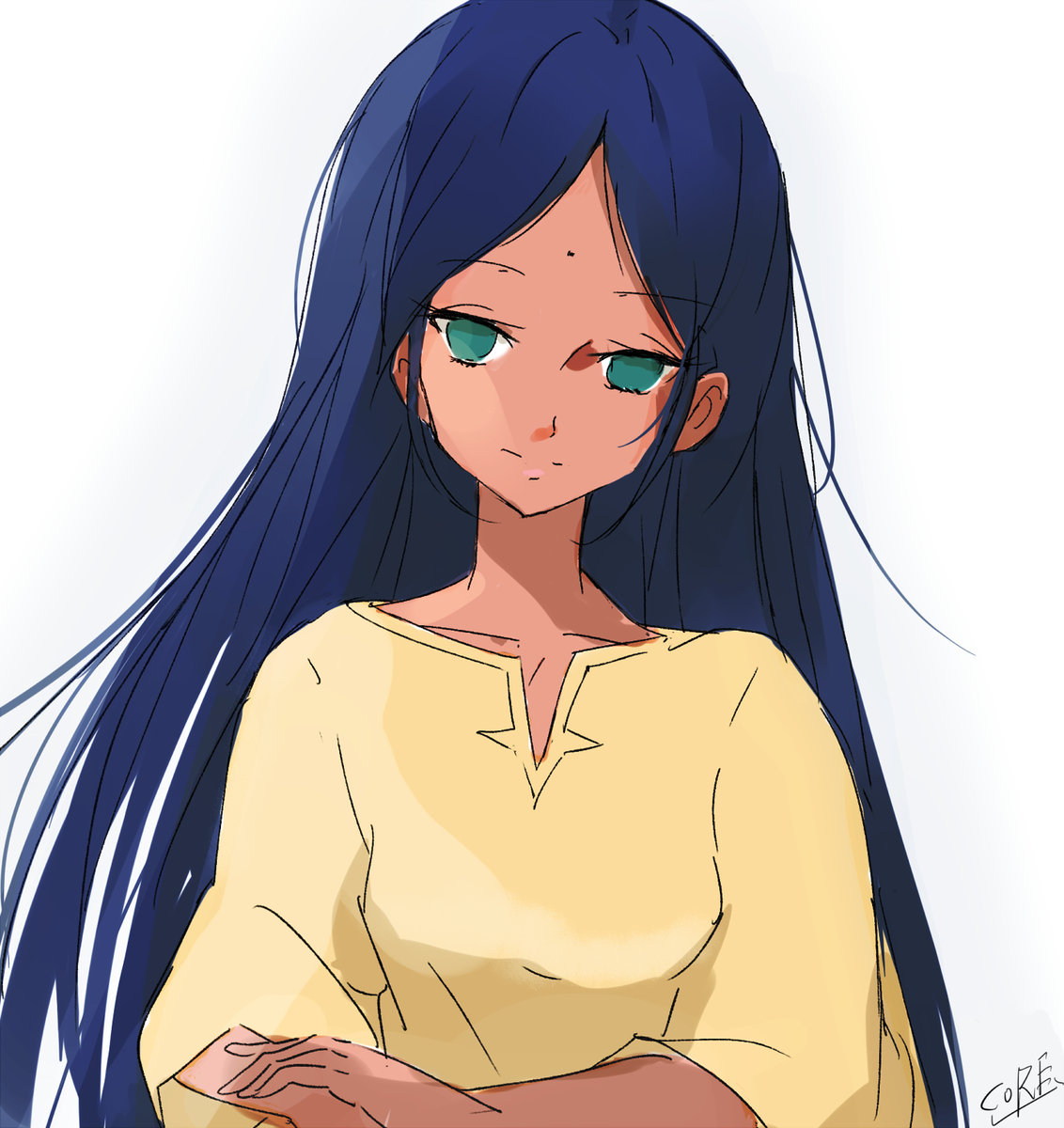 This is a pixiv picture whose title is 髪下ろしララァ.