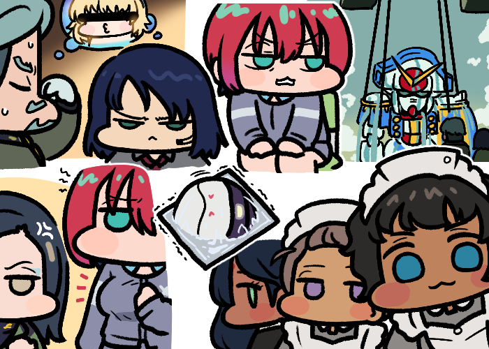 This is a pixiv picture whose title is 機動戦士GundamGQuuuuuuX.