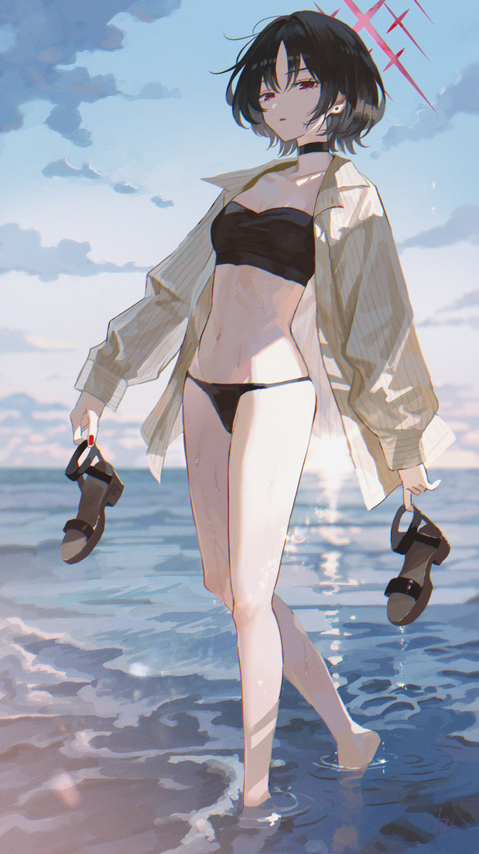 This is a pixiv picture whose title is Day57 ミサキ.