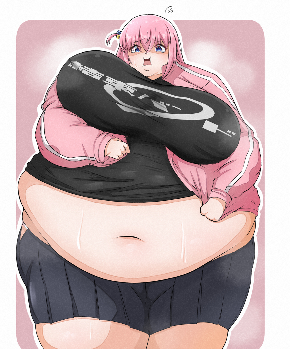 This is a pixiv picture whose title is ぼっちゃり.