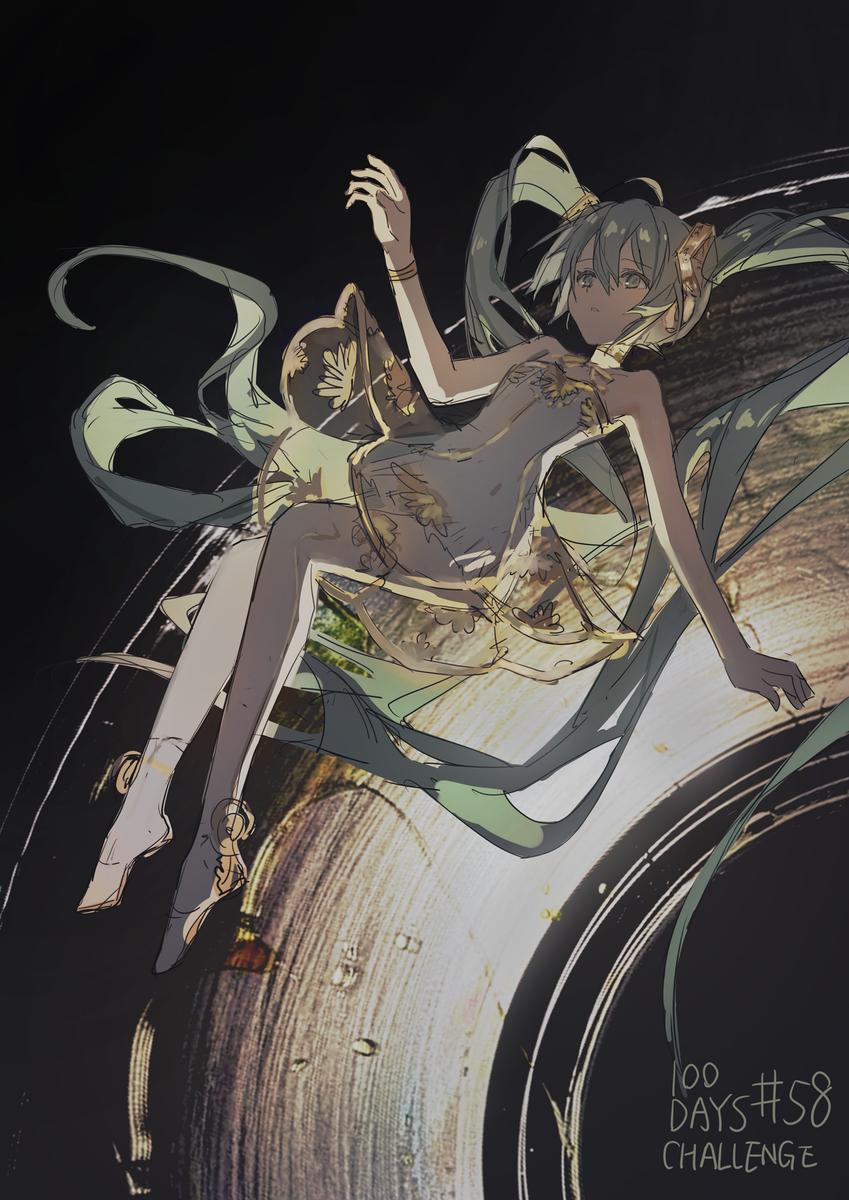 This is a pixiv picture whose title is 100日チャレンジ　41日目～60日目.