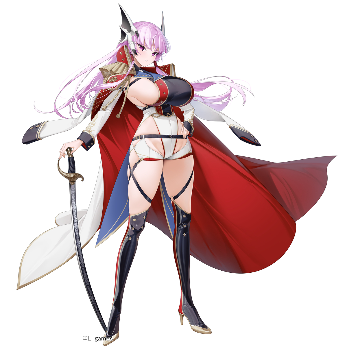 This is a pixiv picture whose title is 【お仕事】『悪の女幹部PNM』ルナテミス 1st ループver..