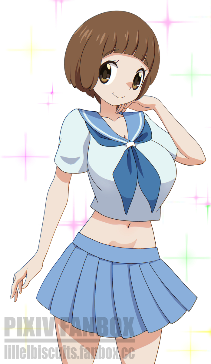 This is a pixiv picture whose title is Mako Mankanshoku ☺️.