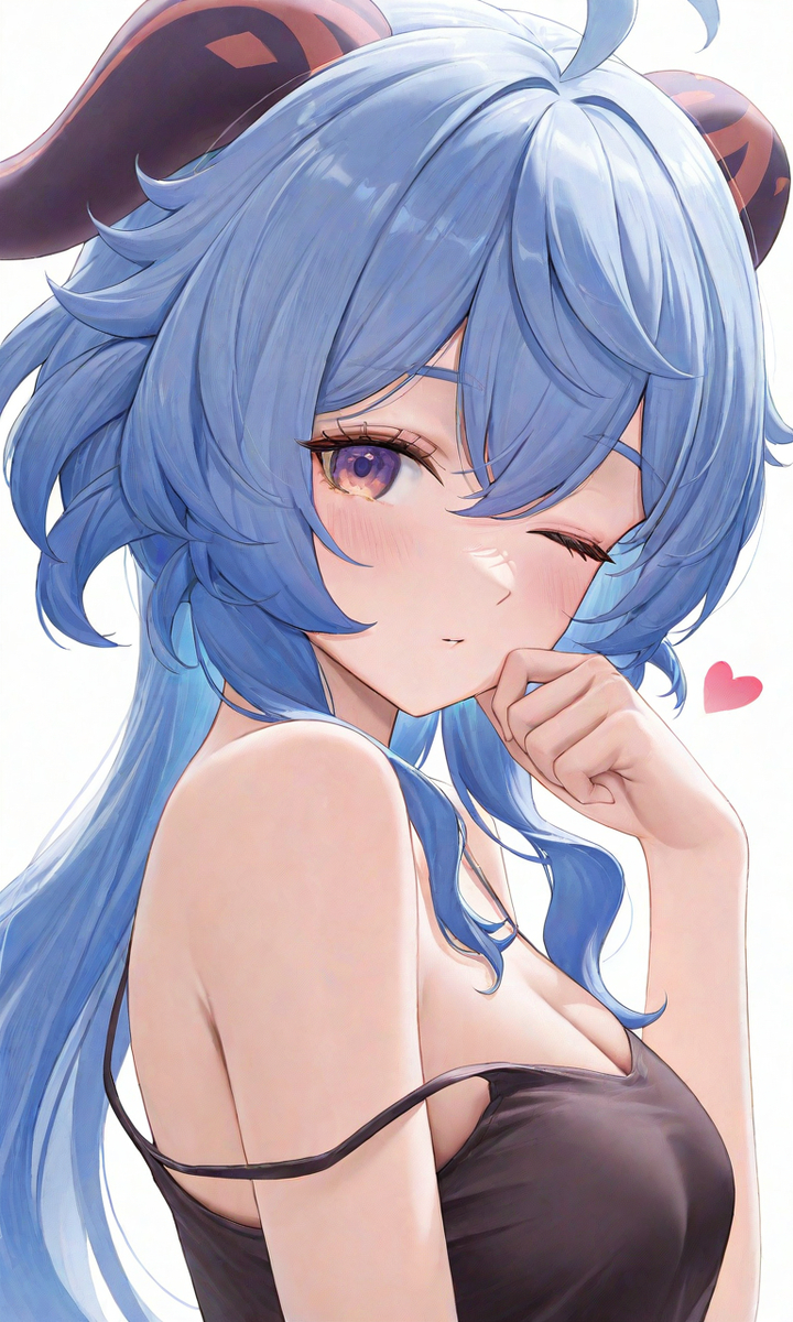 This is a pixiv picture whose title is 甘雨 | Ganyu.