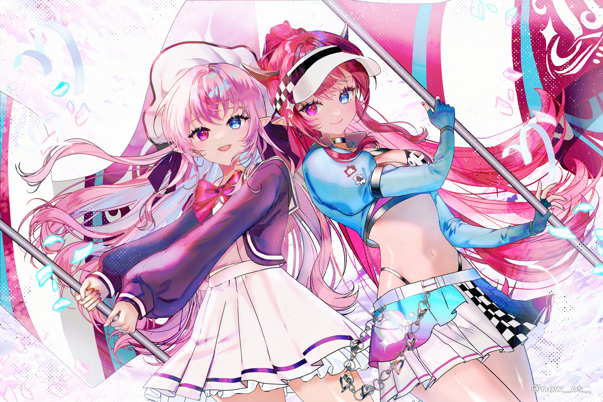 This is a pixiv picture whose title is 🏁🦪💎.