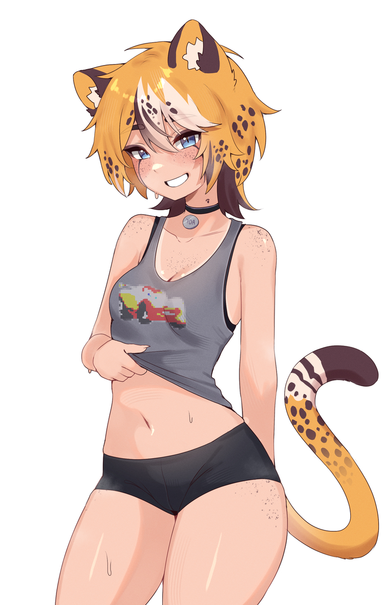 This is a pixiv picture whose title is cheetah ivy.