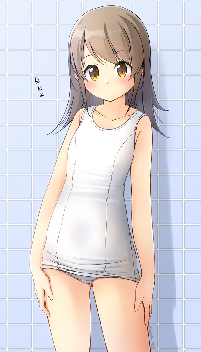 This is a pixiv picture whose title is 白だよ.