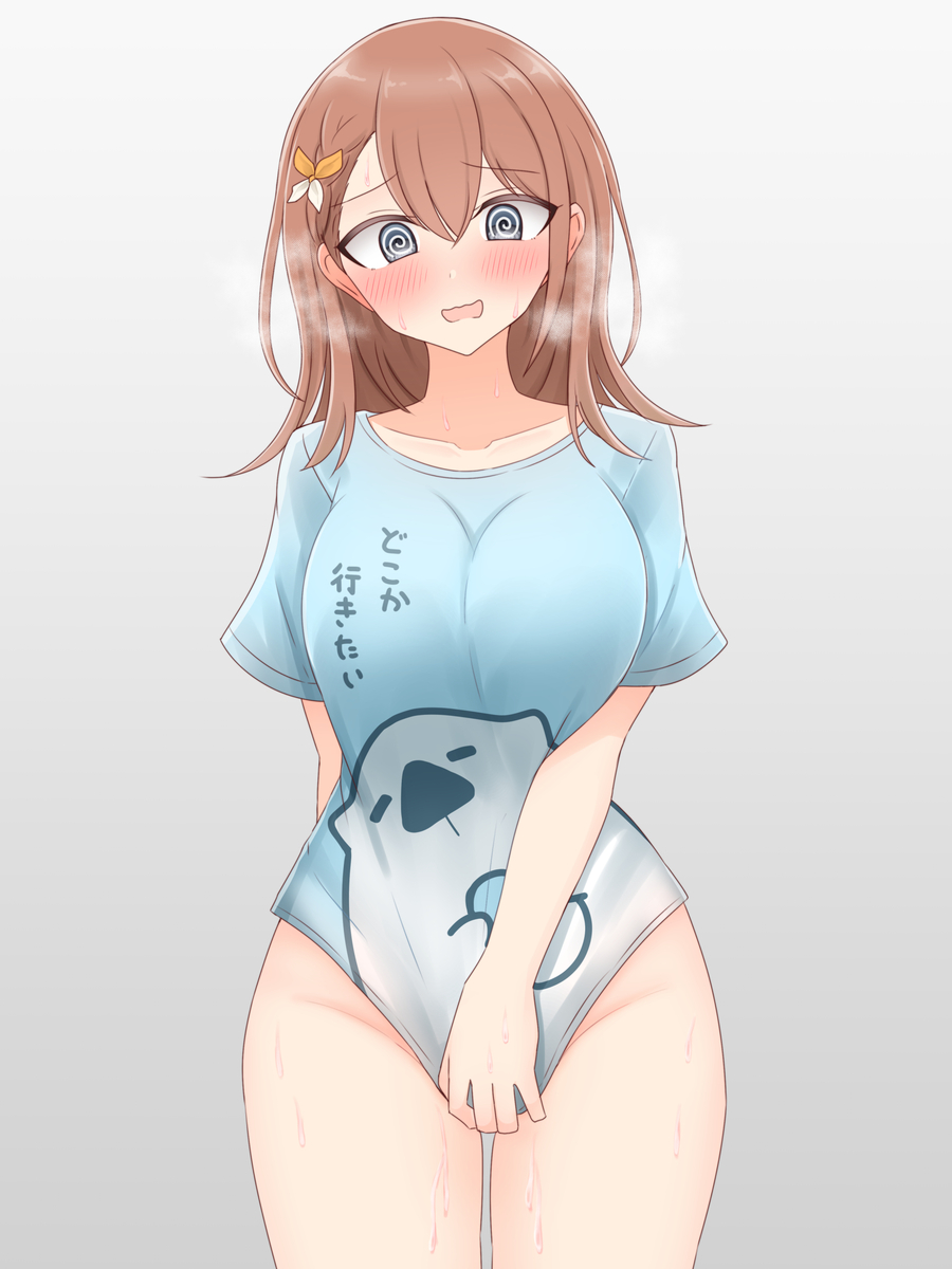 This is a pixiv picture whose title is ぐるぐる花里さん🌸💦.