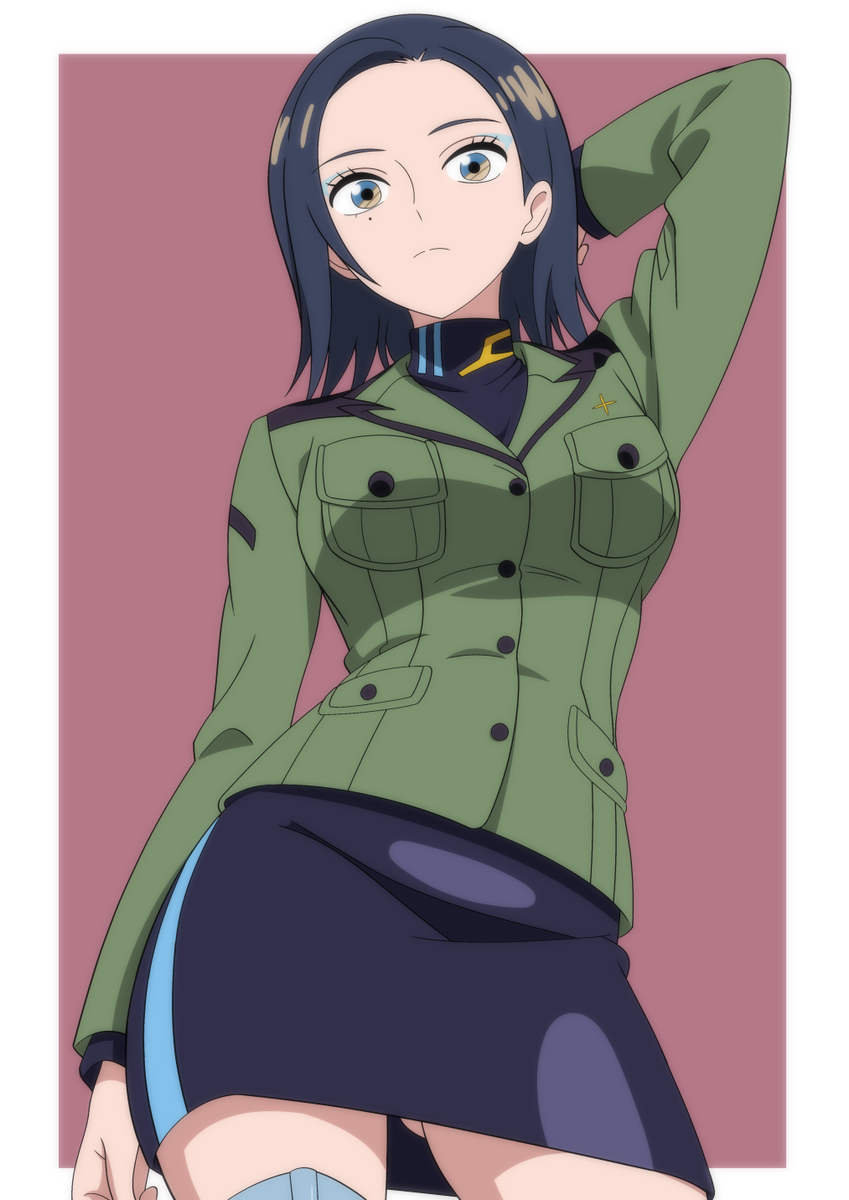 This is a pixiv picture whose title is コモリ少尉.