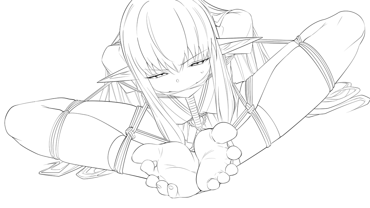 This is a pixiv picture whose title is 玩脱的塞丽艾.