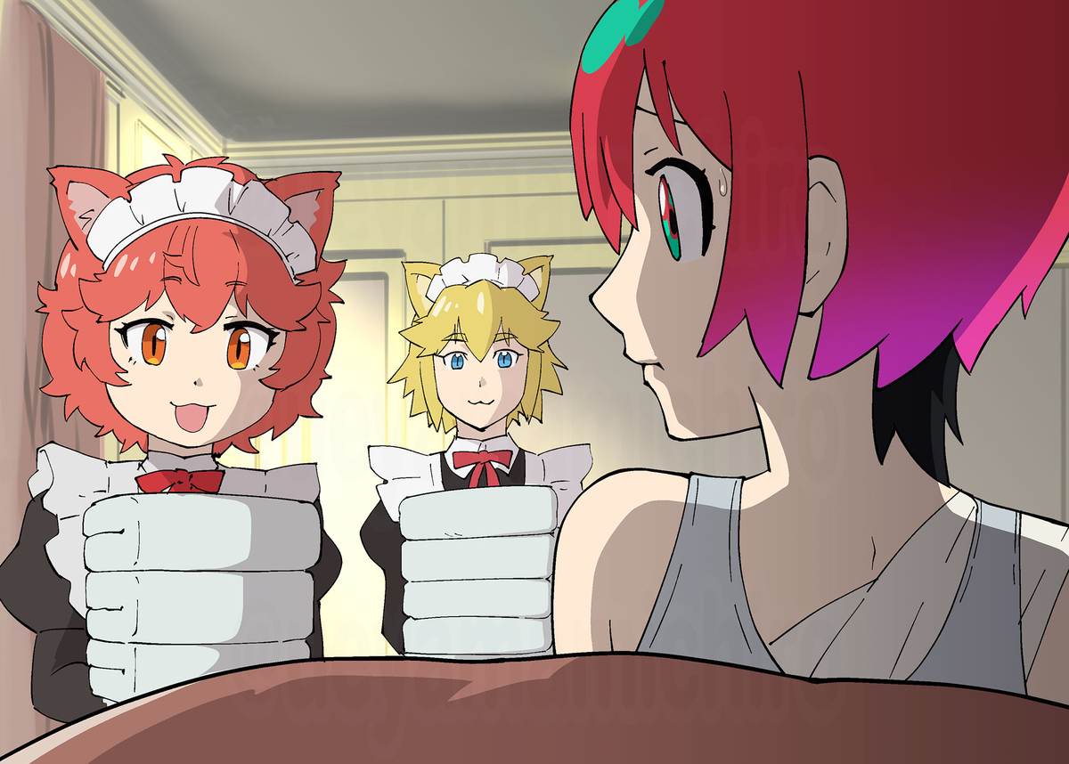 This is a pixiv picture whose title is 令嬢の館.