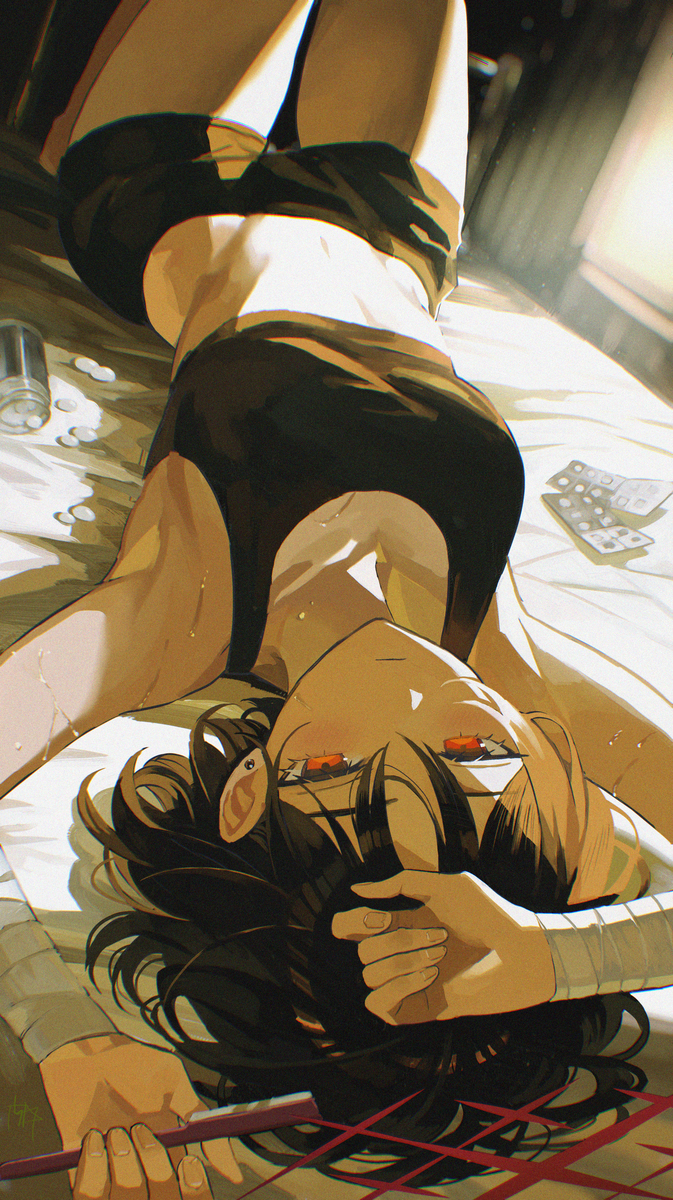 This is a pixiv picture whose title is Day58 ミサキ.