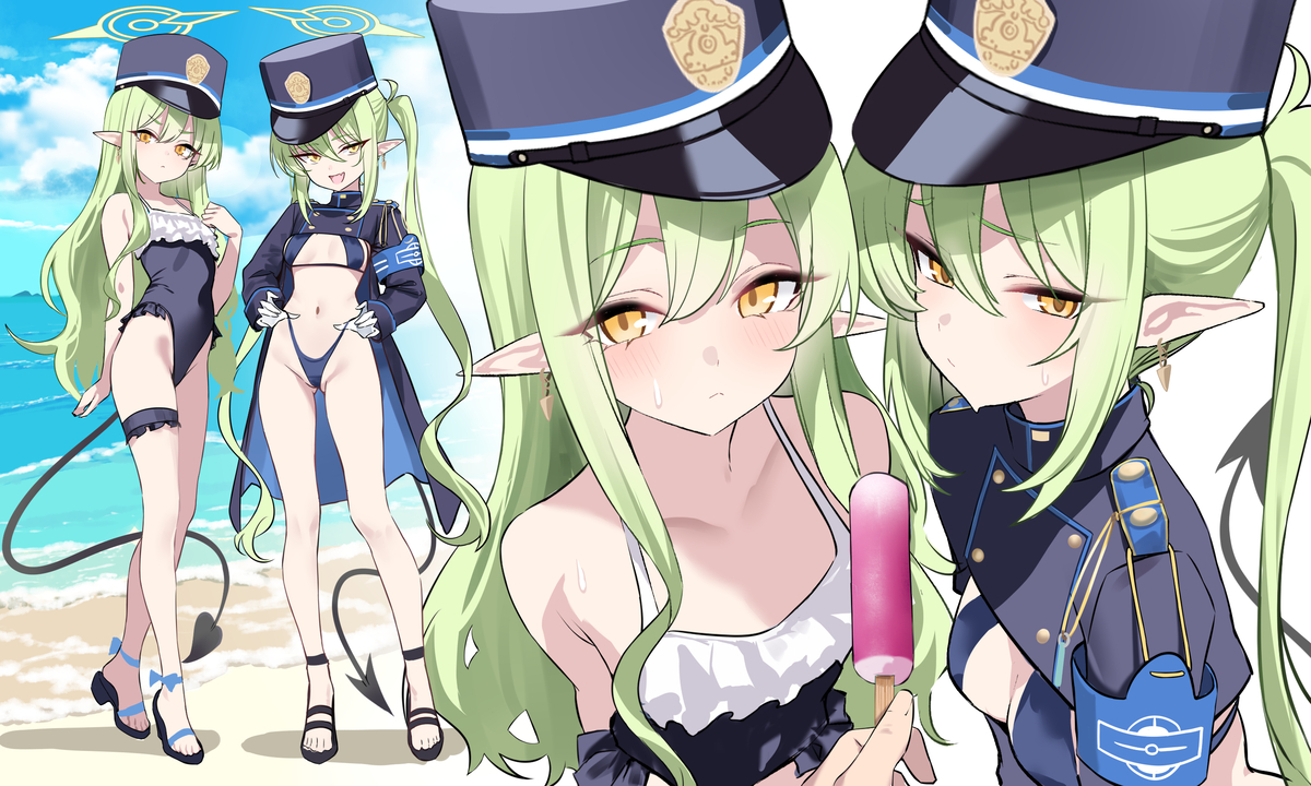 This is a pixiv picture whose title is 🍦.