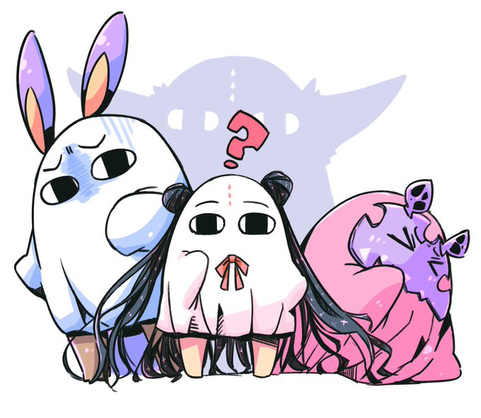 This is a pixiv picture whose title is とてもかわいいメジェドさま.
