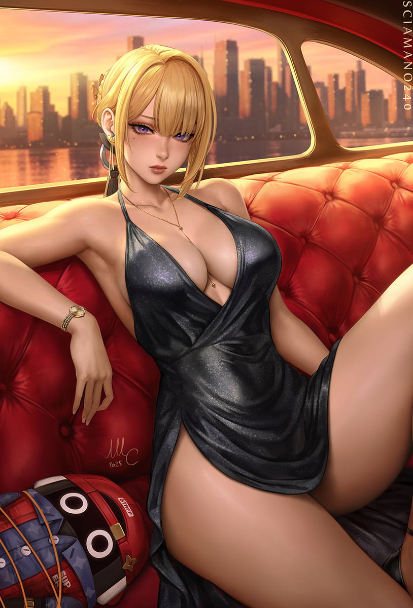This is a pixiv picture whose title is Evelyn Chevalier - Zenless Zone.