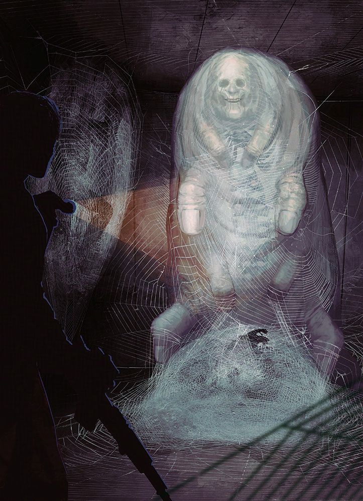 This is a pixiv picture whose title is 人形劇.