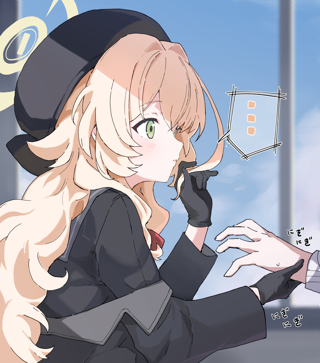 This is a pixiv picture whose title is 「ワルイコトしましょう？🧡」.