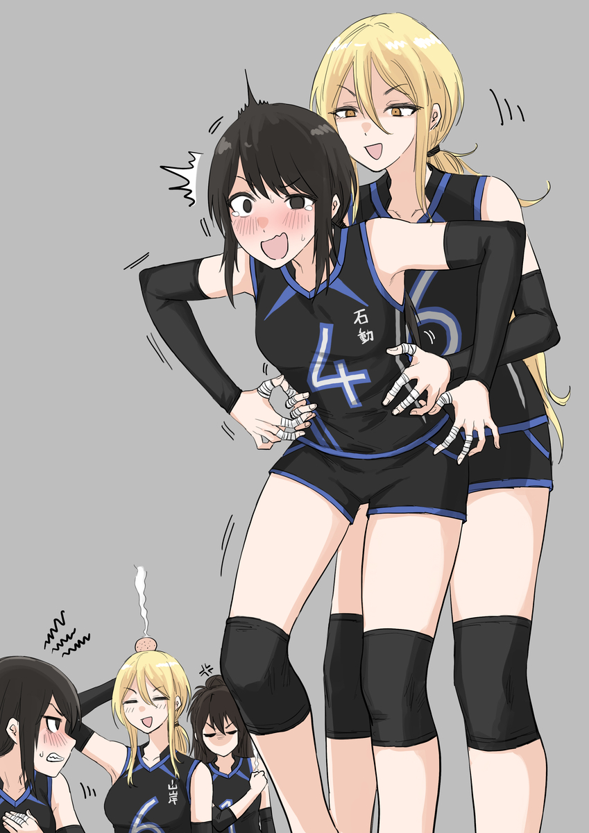 This is a pixiv picture whose title is いつも無表情な石動さんを笑わせてみた.