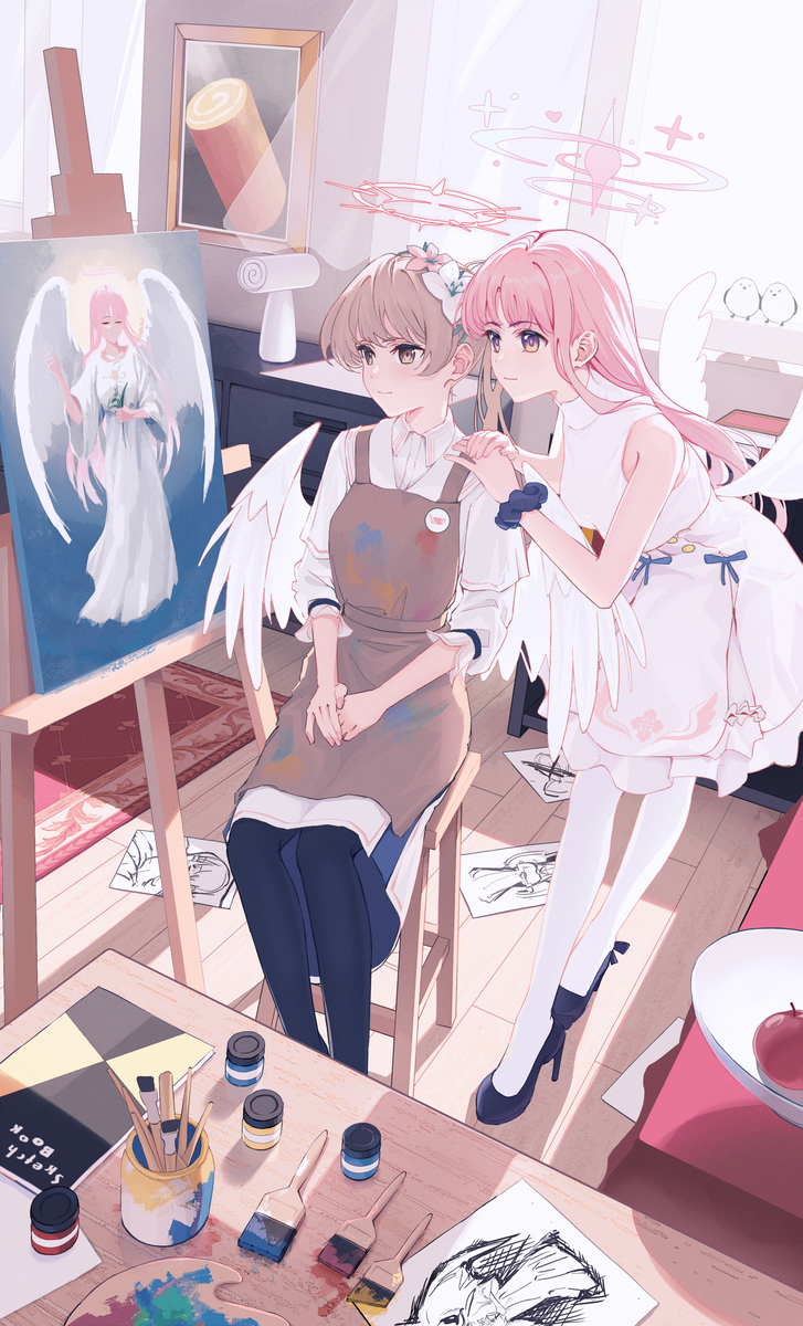 This is a pixiv picture whose title is 救済の創造.