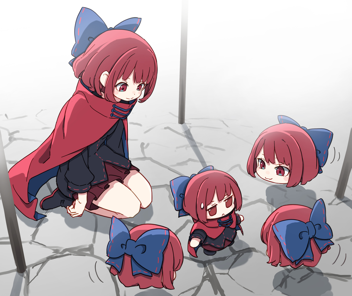 This is a pixiv picture whose title is 新入り？.