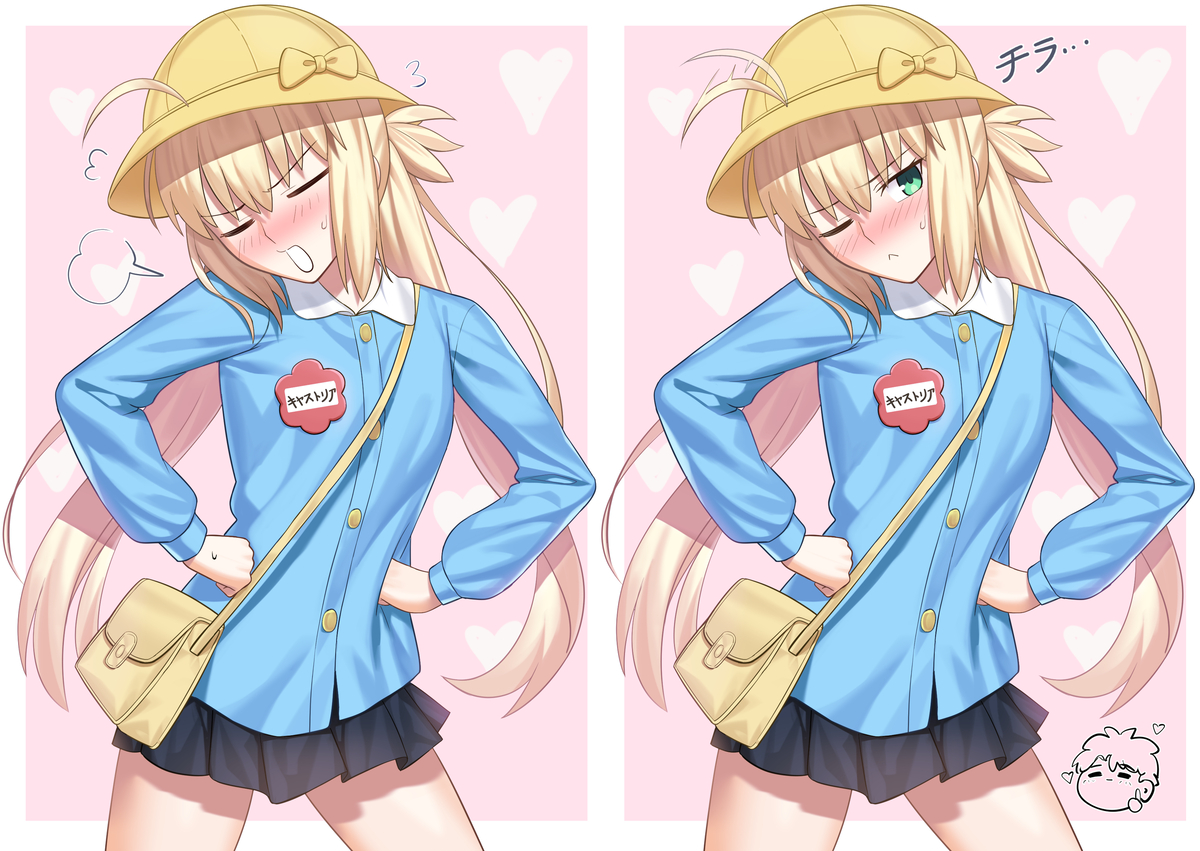 This is a pixiv picture whose title is 🎒💦.
